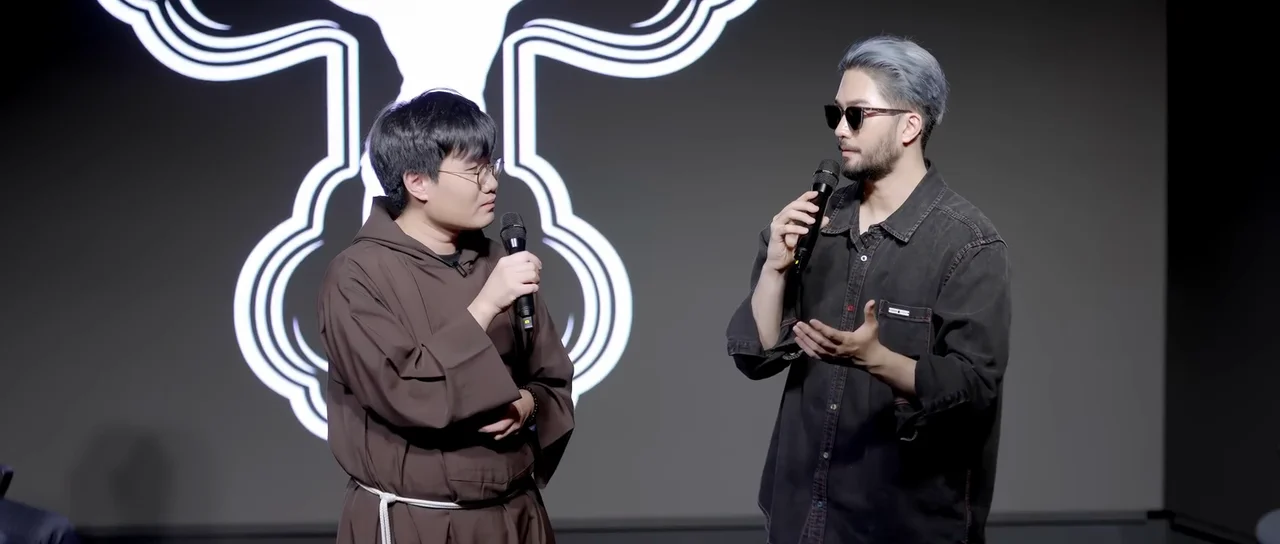 Participants answering questions at Holy Combat: War of the Gods